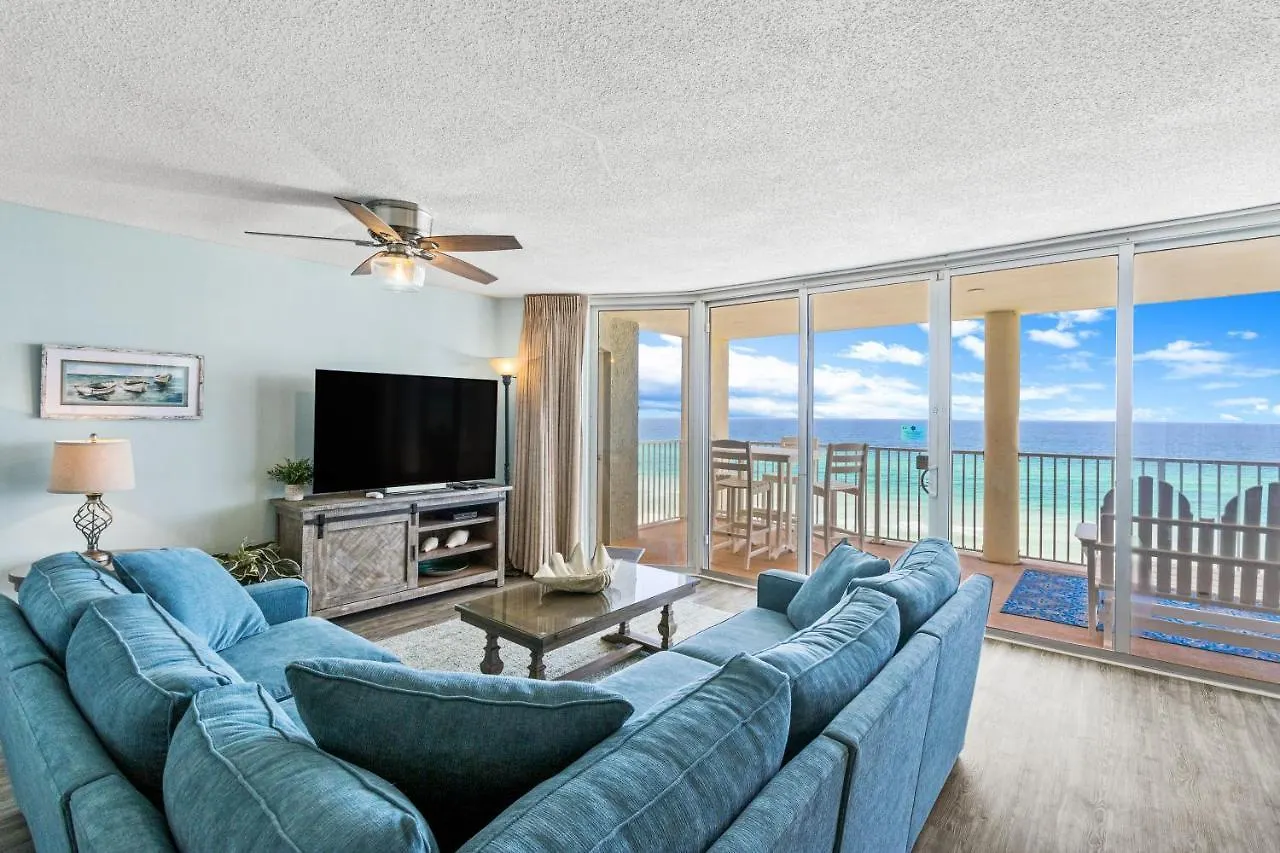 The Perfect Escape! Long Beach Resort-8Th Floor-Gulf Front With Amazing Views Panama City Beach 0*,